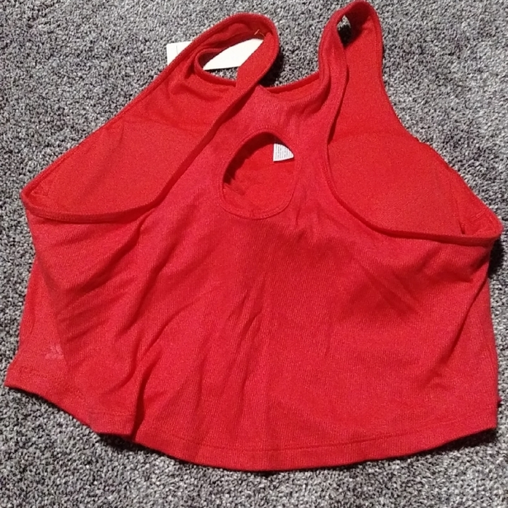 Red Women's Racerback Top - Picture 3 of 3
